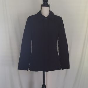 𝅺BLACK Geoffrey Beene Quilted Jacket